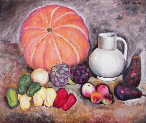 Nature morte aux légumes, 1914